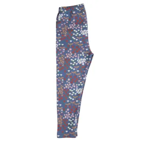 Leggings - Meadow, Night Blue - Pigeon Organics