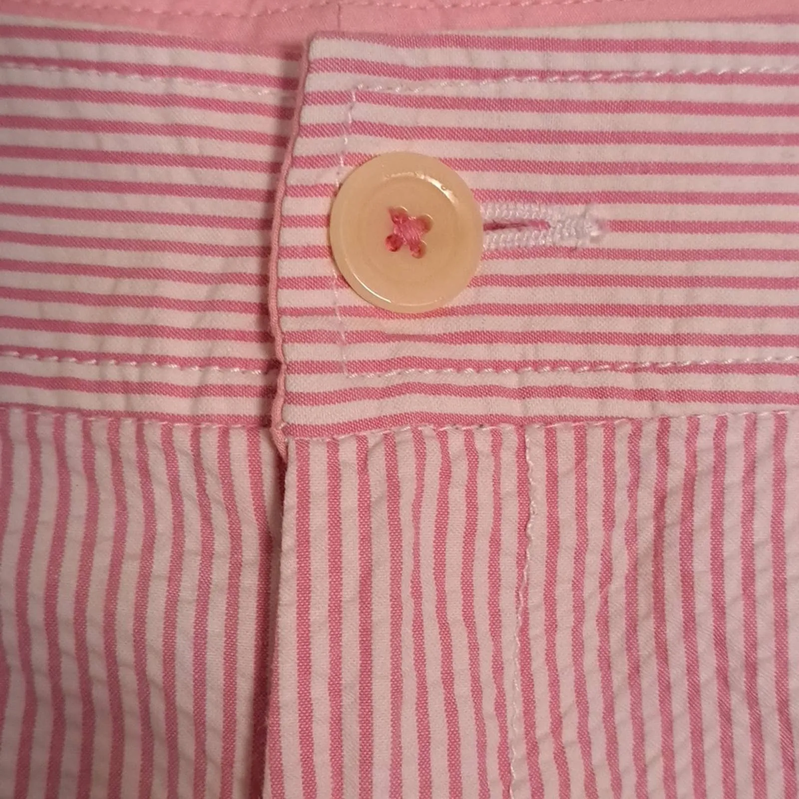 LILLY PULITZER Buttercup Shorts Pink Fancy Seersucker Stripe