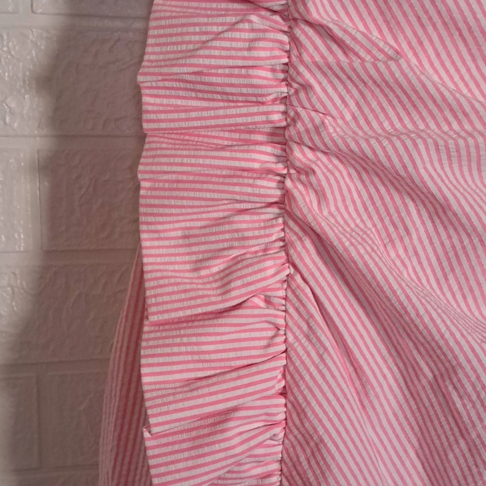 Lilly Pulitzer TIFFANI Havana Pink Yarn Dye Seersucker Dress