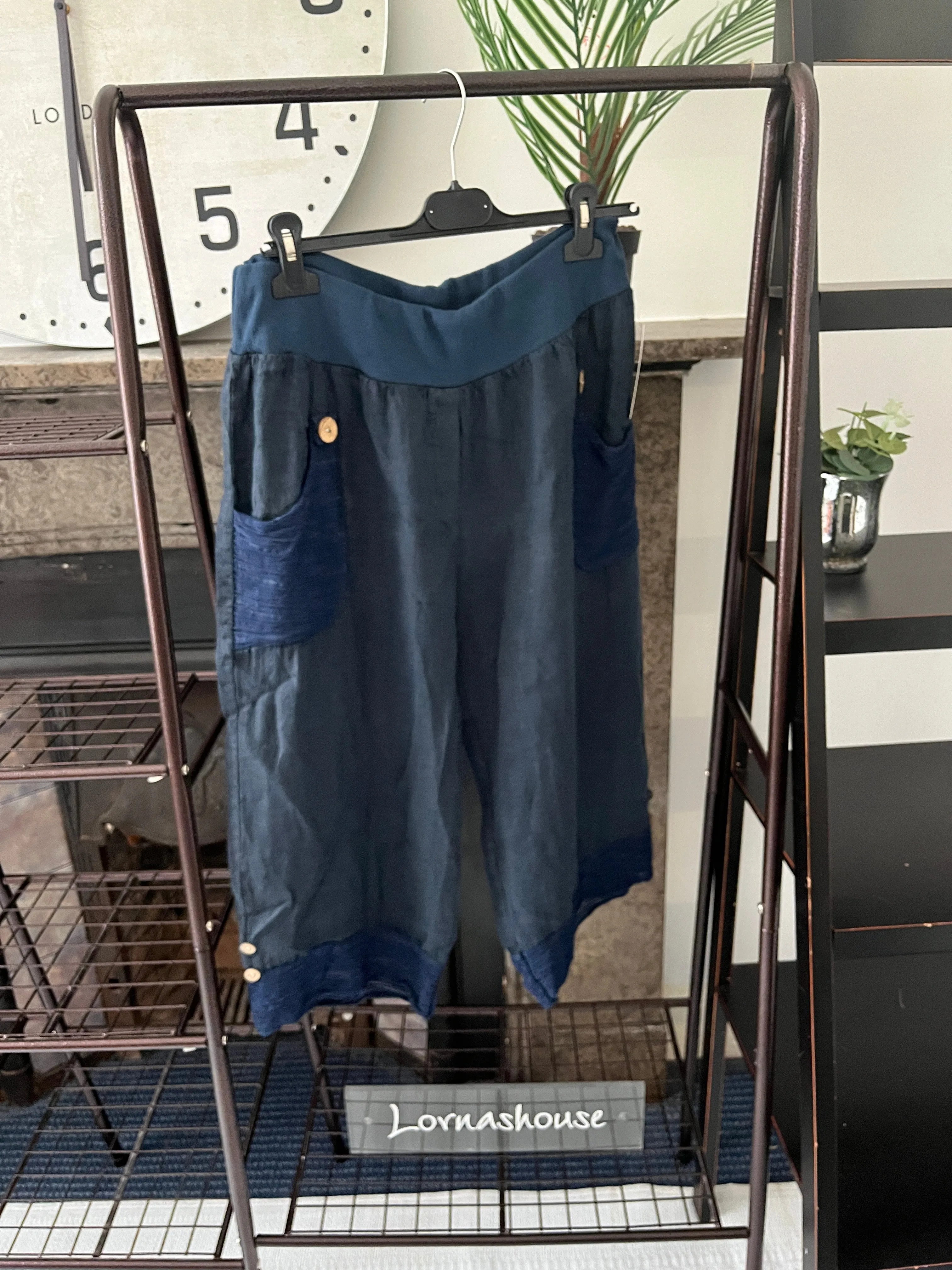 Linen Ladies Straight Leg Trouser