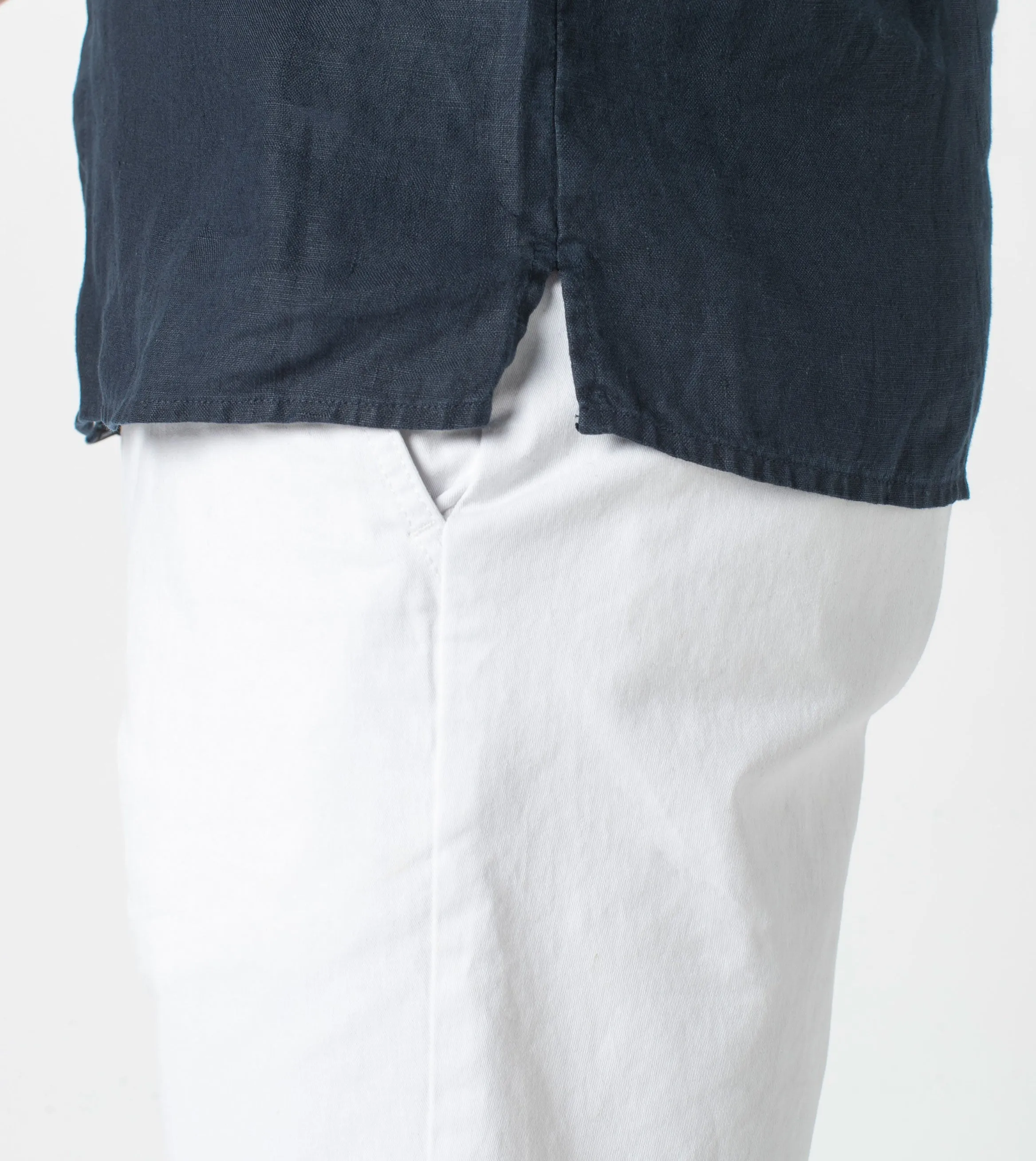Linen SS Shirt Navy