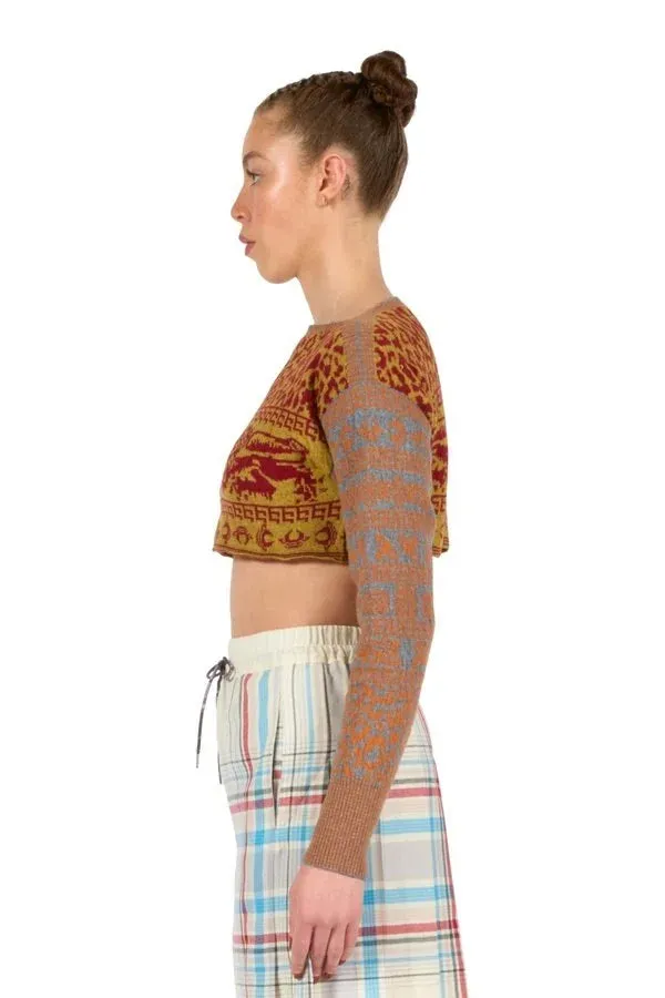 Lion Cropped Top