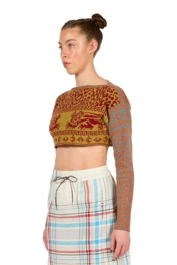 Lion Cropped Top