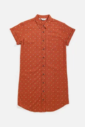 Loren Shirt Dress / Fil-Coupé Dots