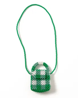 <b>TOOS</b><br>mini mini shoulder (green checked)