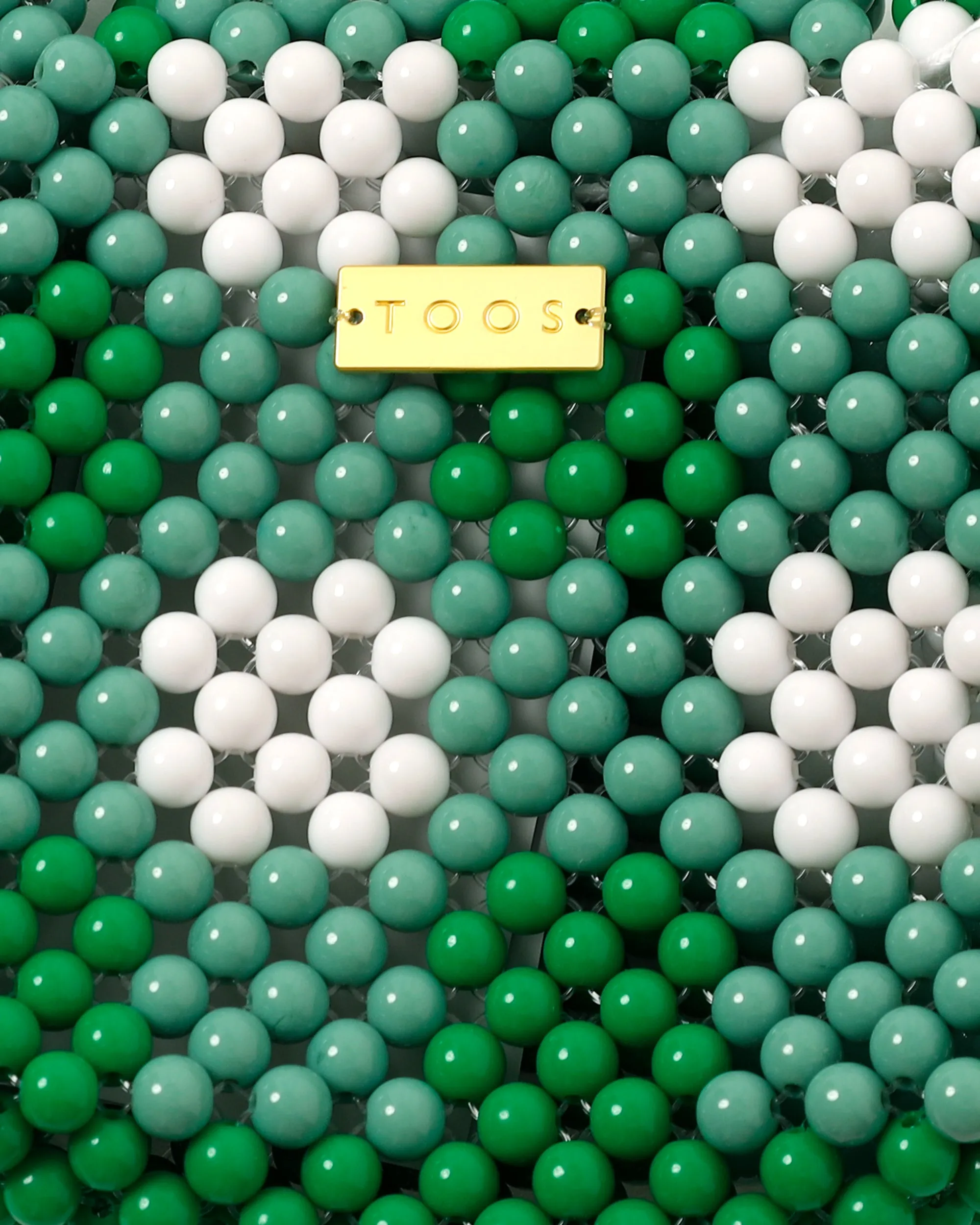 <b>TOOS</b><br>mini mini shoulder (green checked)