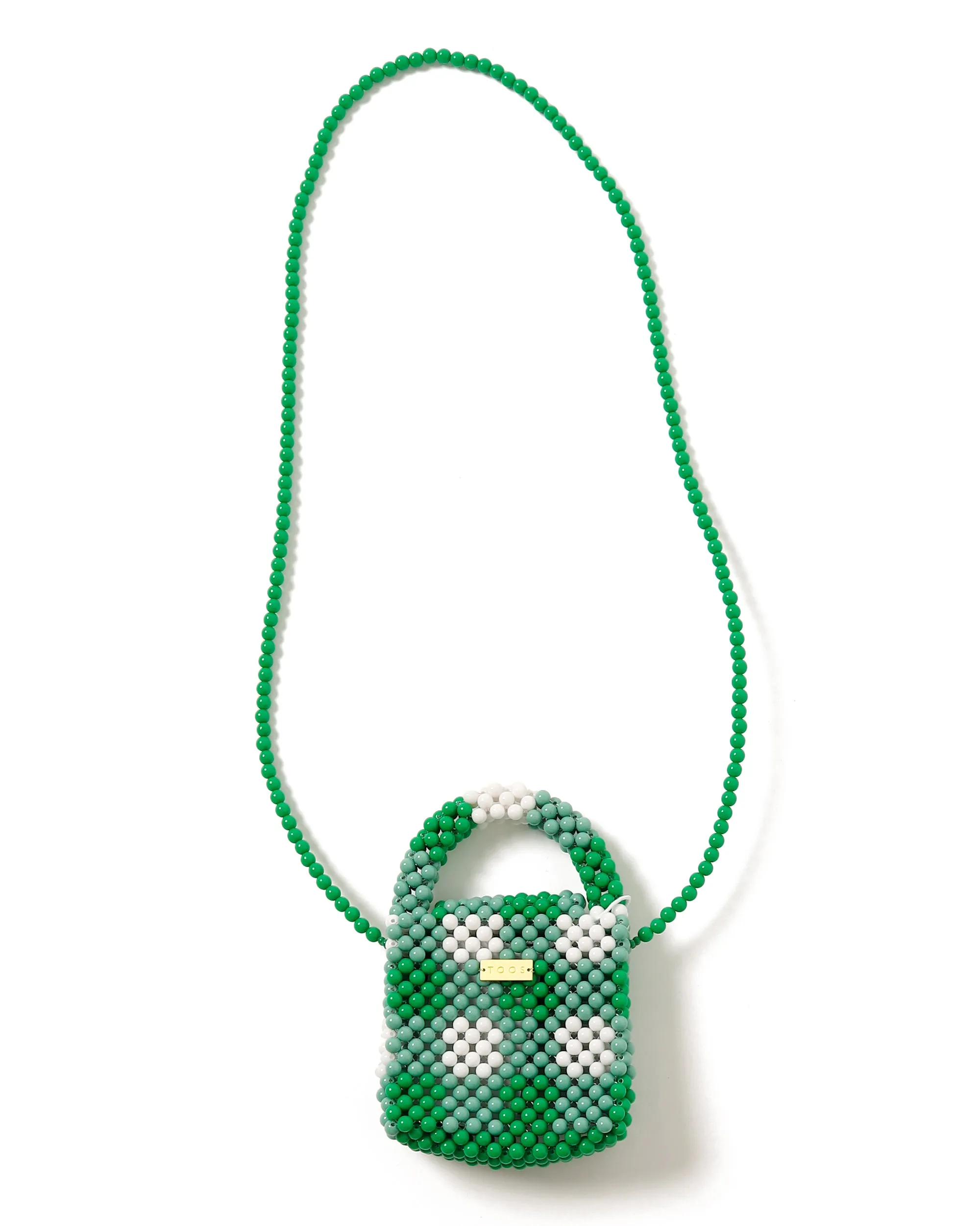<b>TOOS</b><br>mini mini shoulder (green checked)