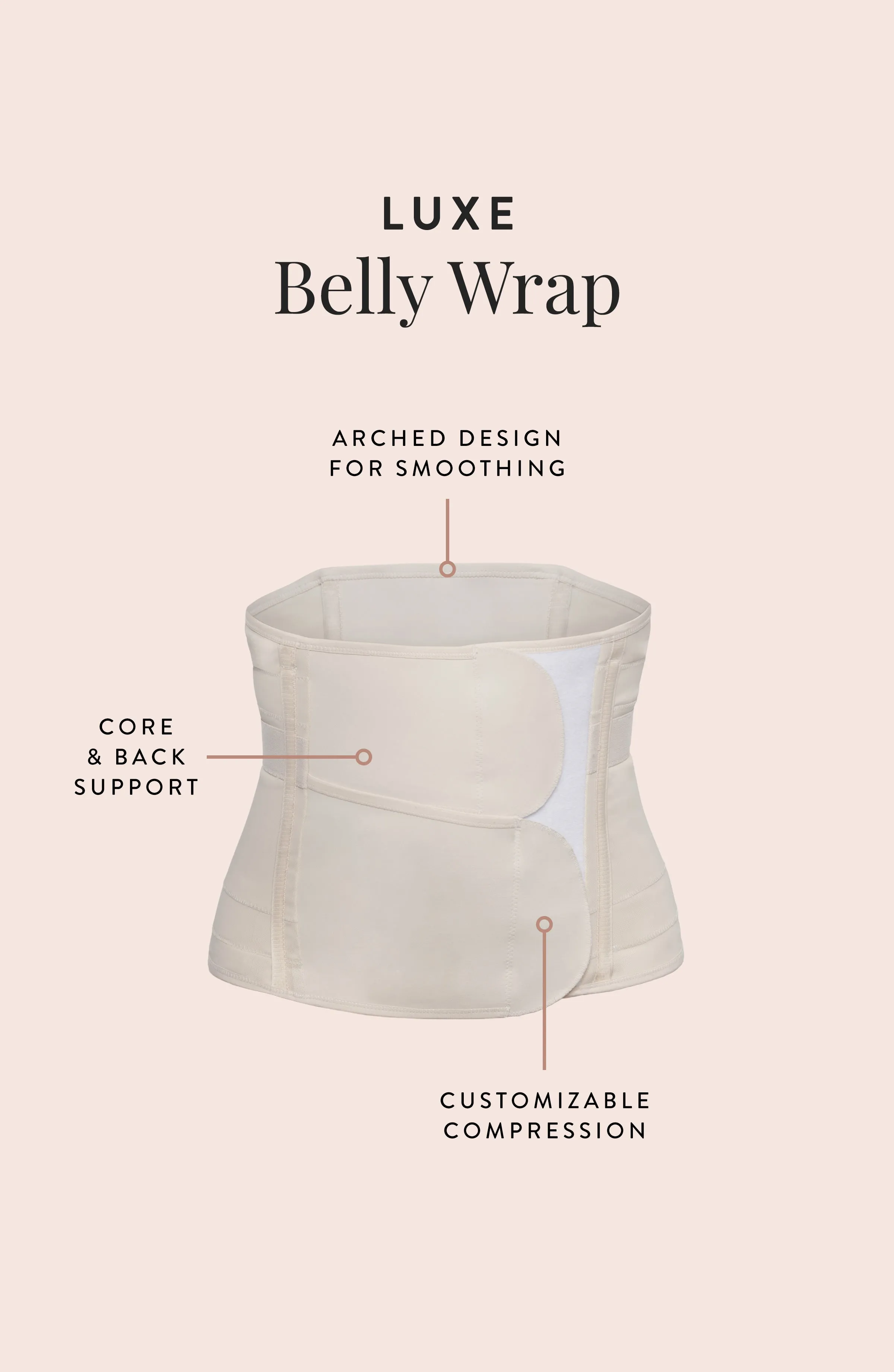 Luxe Postpartum Belly Wrap - Best Seller!
