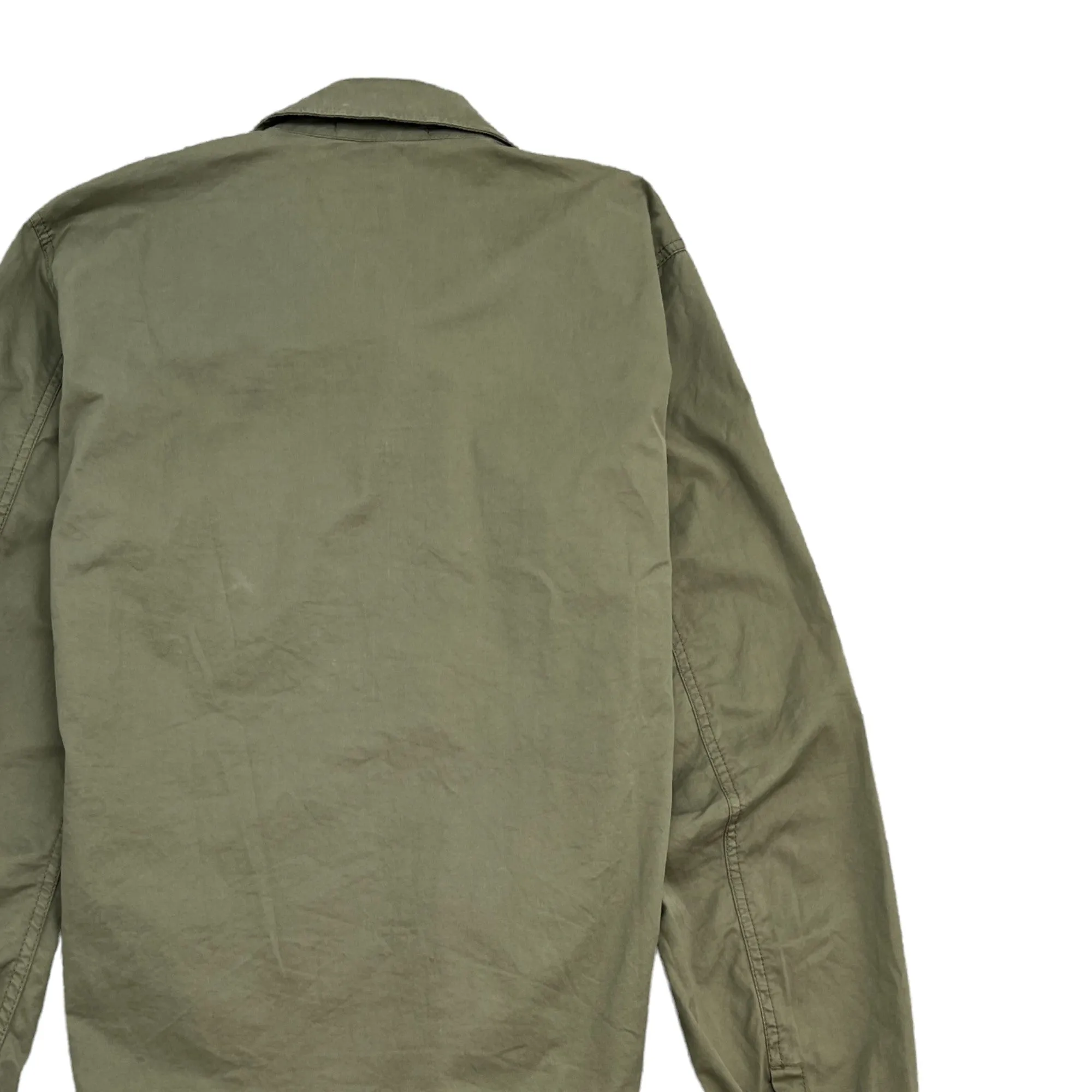 Men's Applique Logo OverShirt Khaki Size S