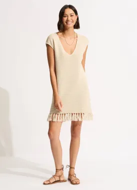 Mini Knit Cover Up - Natural