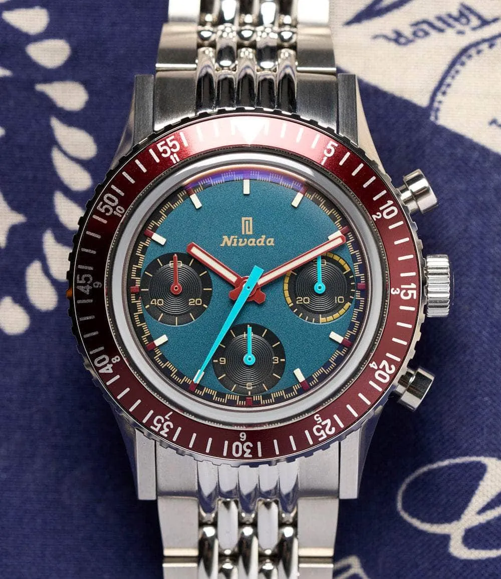 Nivada Grenchen x Worn & Wound Chronomaster Valjoux 72