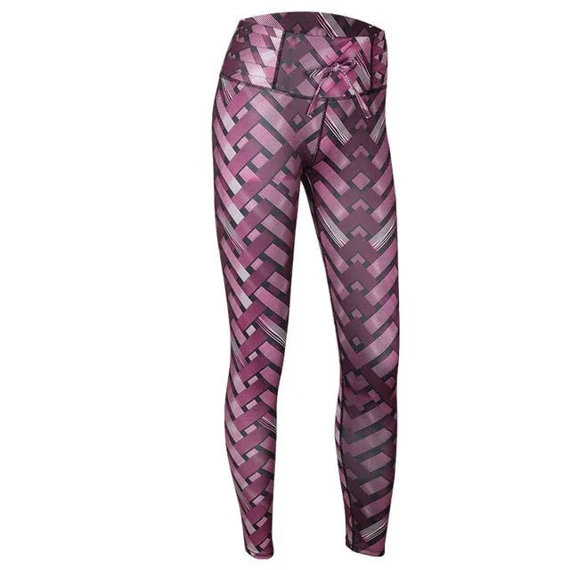 NORMOV Women Leggings High Waist Mesh Fitness Clothing