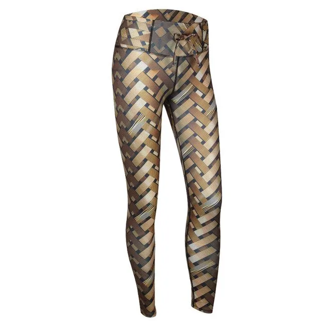 NORMOV Women Leggings High Waist Mesh Fitness Clothing