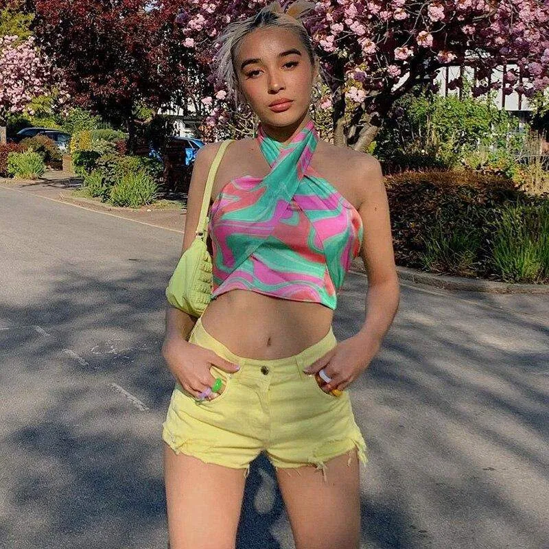 Oz Halter Cropped Top
