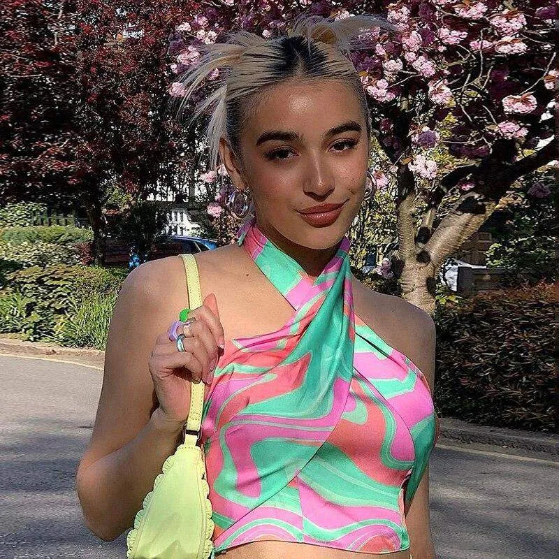 Oz Halter Cropped Top