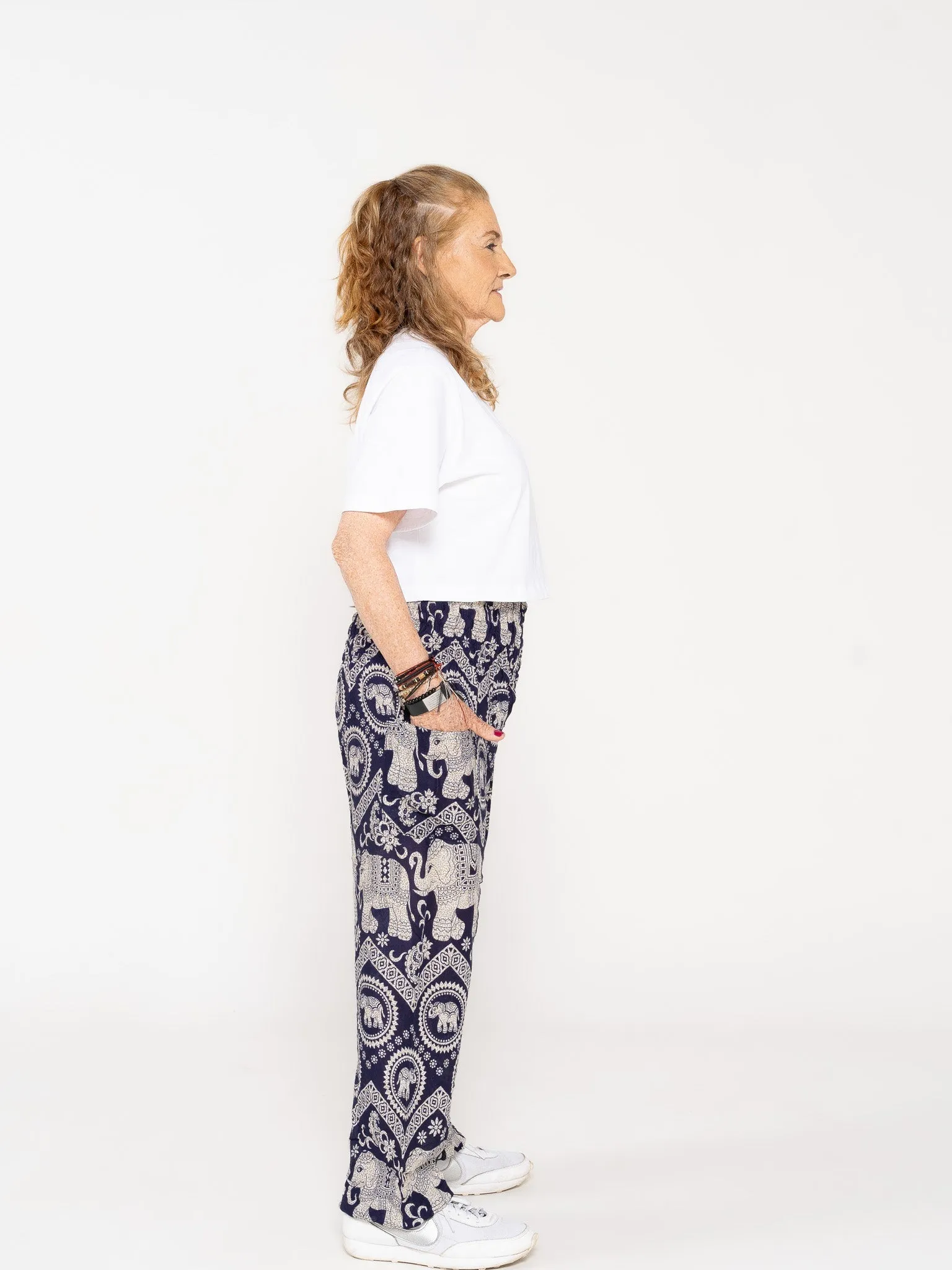 Pantalon Ahimsa Azul Oscuro