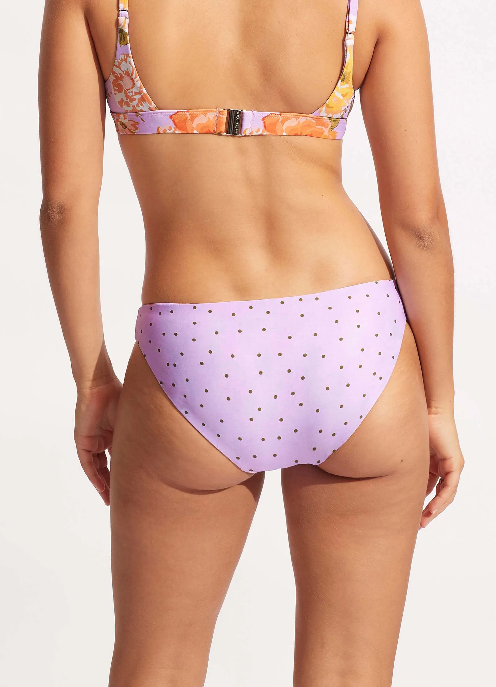 Paradise Garden Reversible Hipster - Lilac