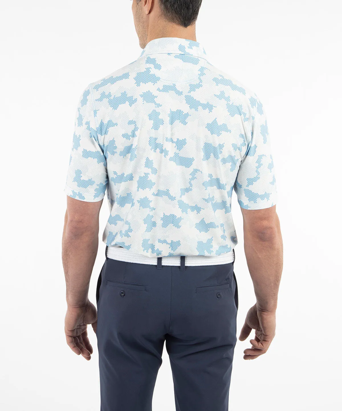 Performance Jersey Armed Forces Camo Print Polo