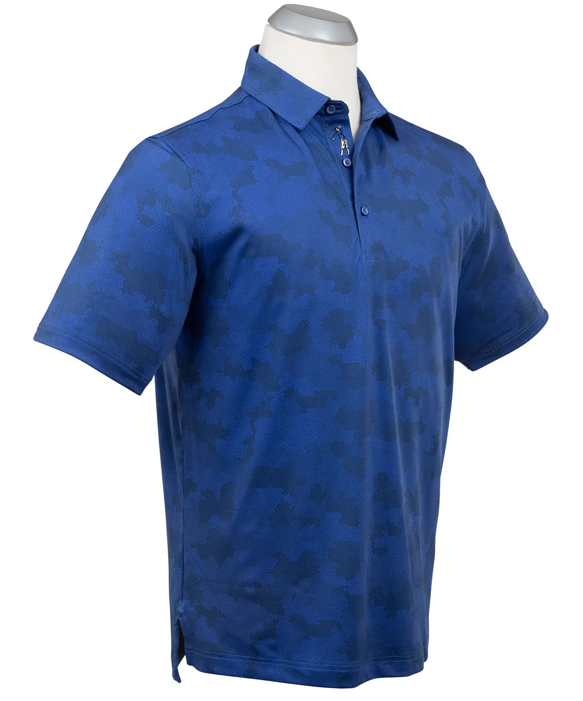 Performance Jersey Armed Forces Camo Print Polo