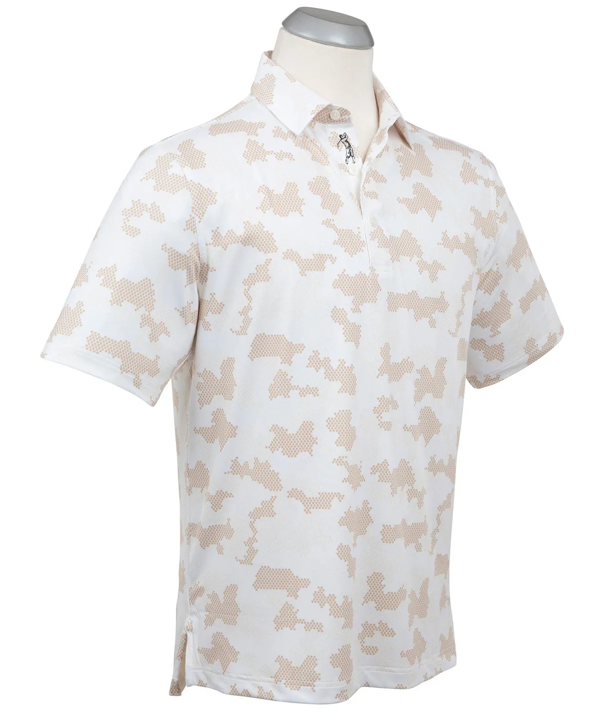 Performance Jersey Armed Forces Camo Print Polo
