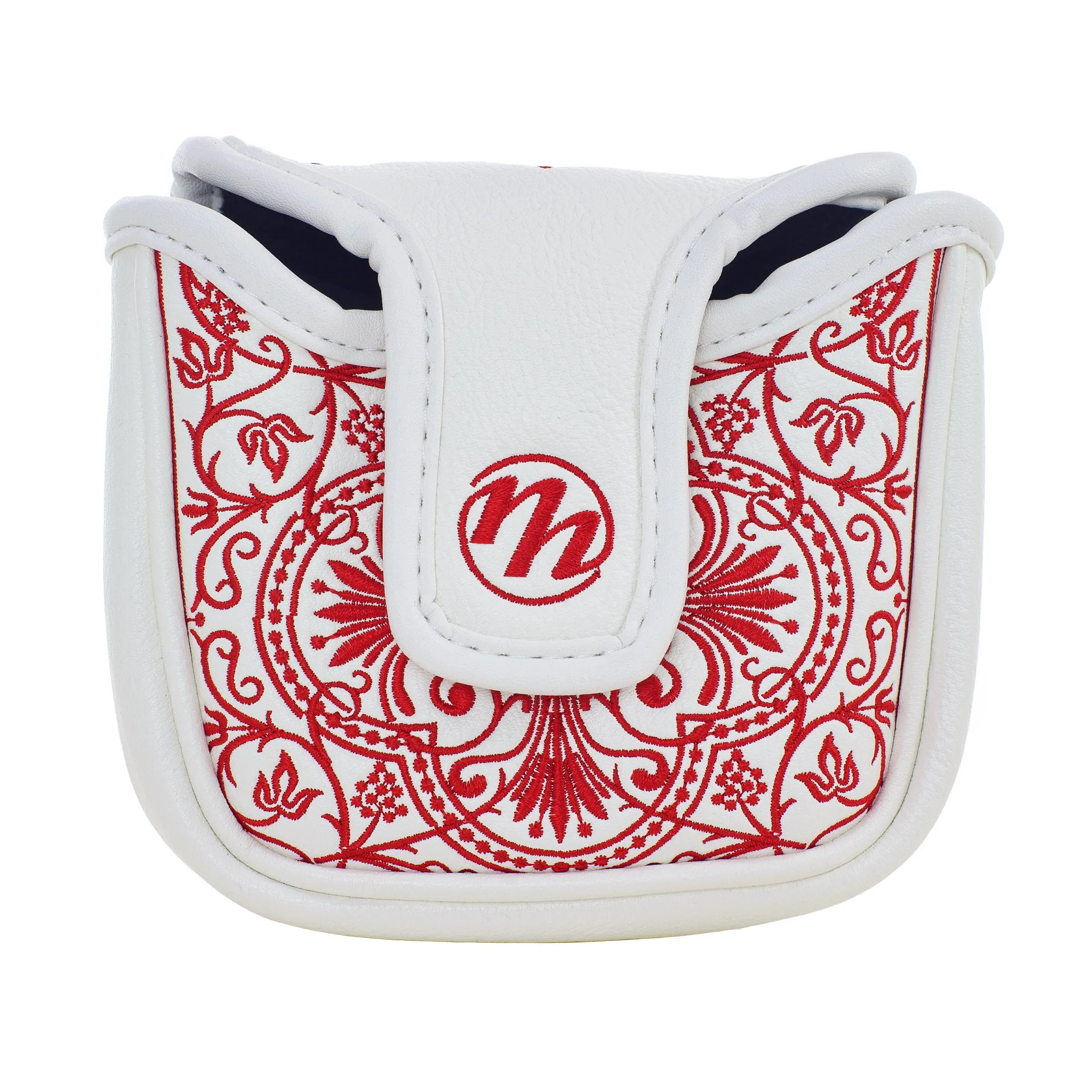 Playing Card Suit High-MOI Mallet Putter Headcover, White