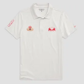Polo Republica Men's Polo Crest & 8 Embroidered Short Sleeve Polo Shirt