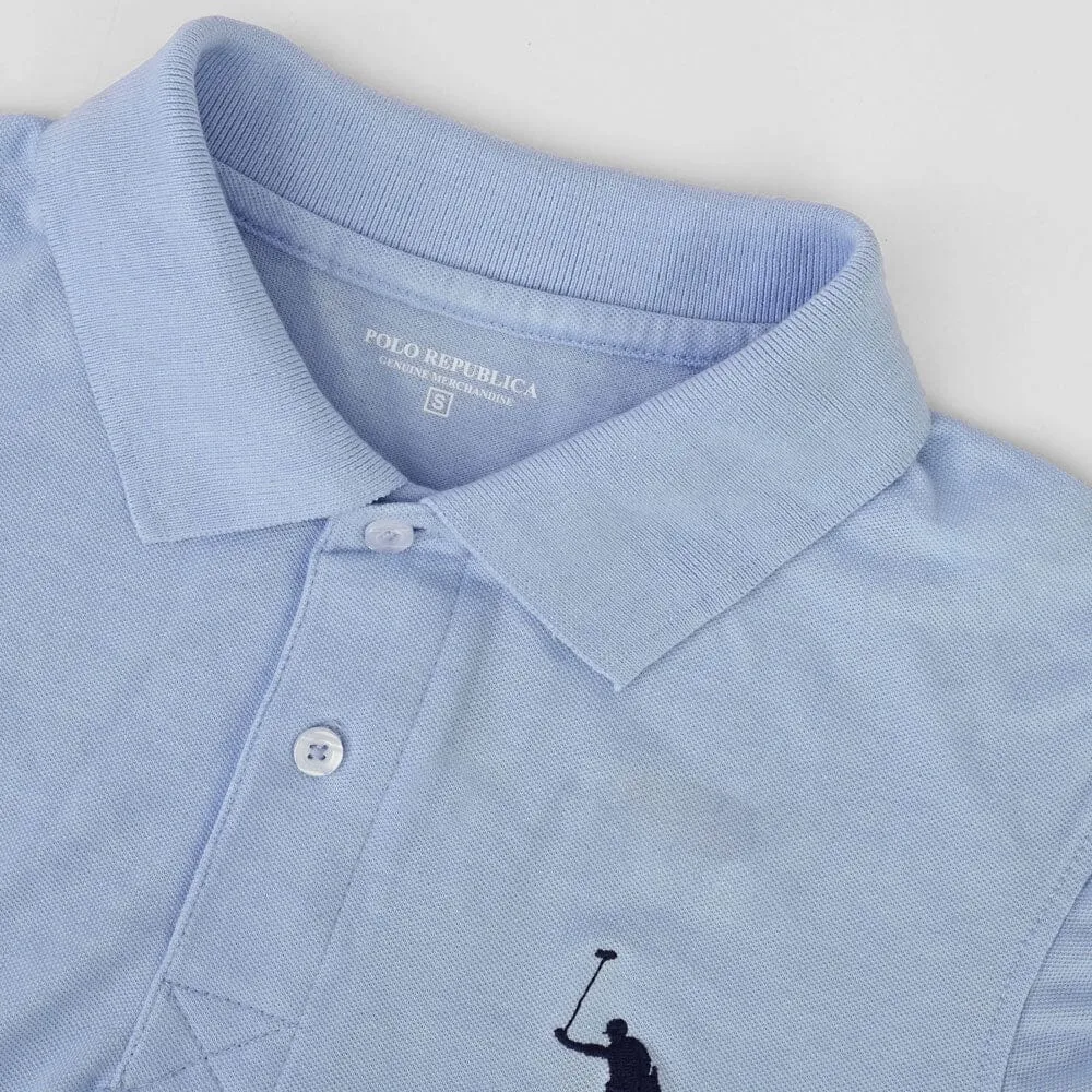 Polo Republica Men's Signature Pony & 1 Embroidered Short Sleeve Polo Shirt