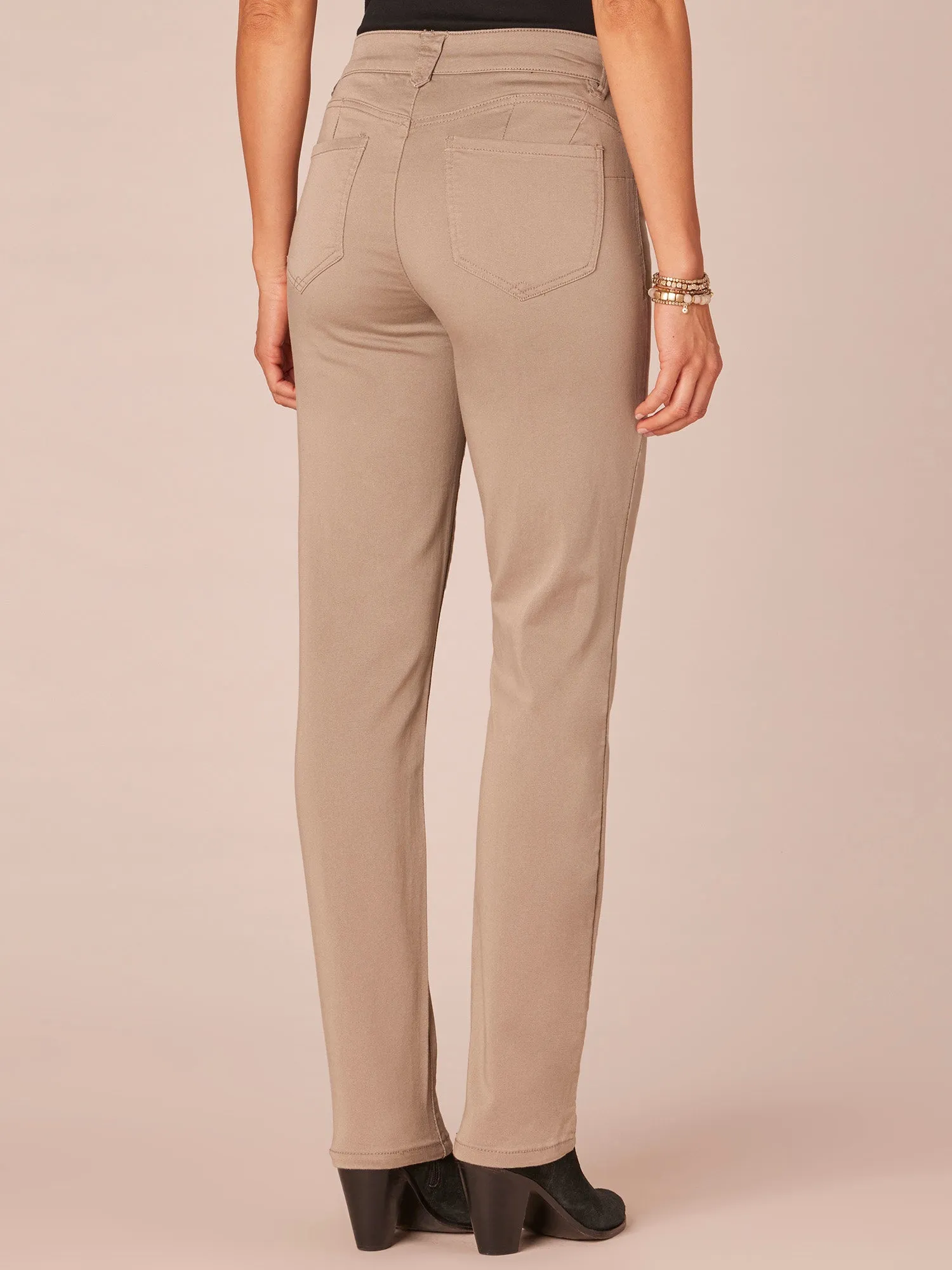 "Ab"solution® Straight Leg Petite Colored Jeans