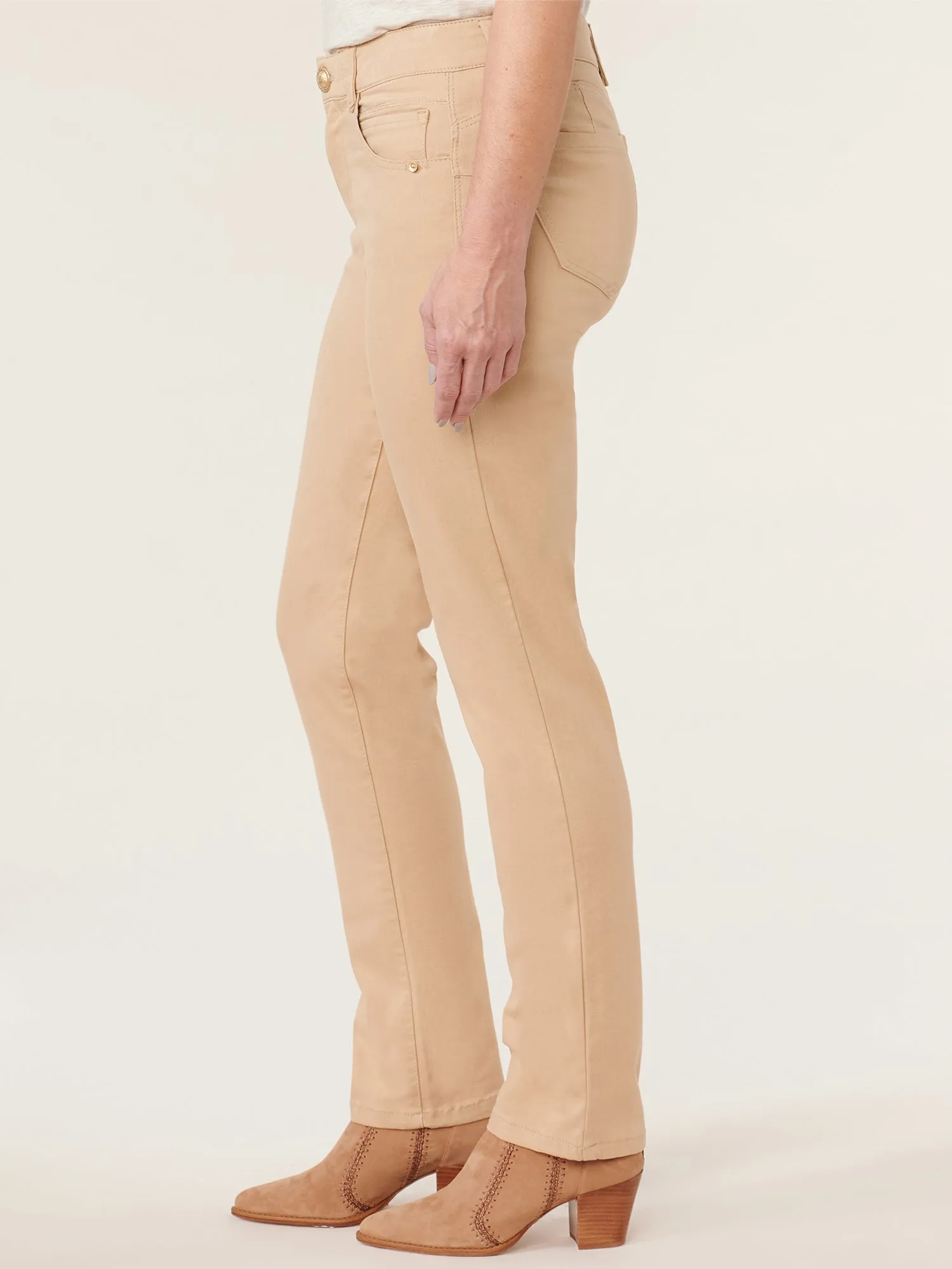 "Ab"solution® Straight Leg Petite Colored Jeans