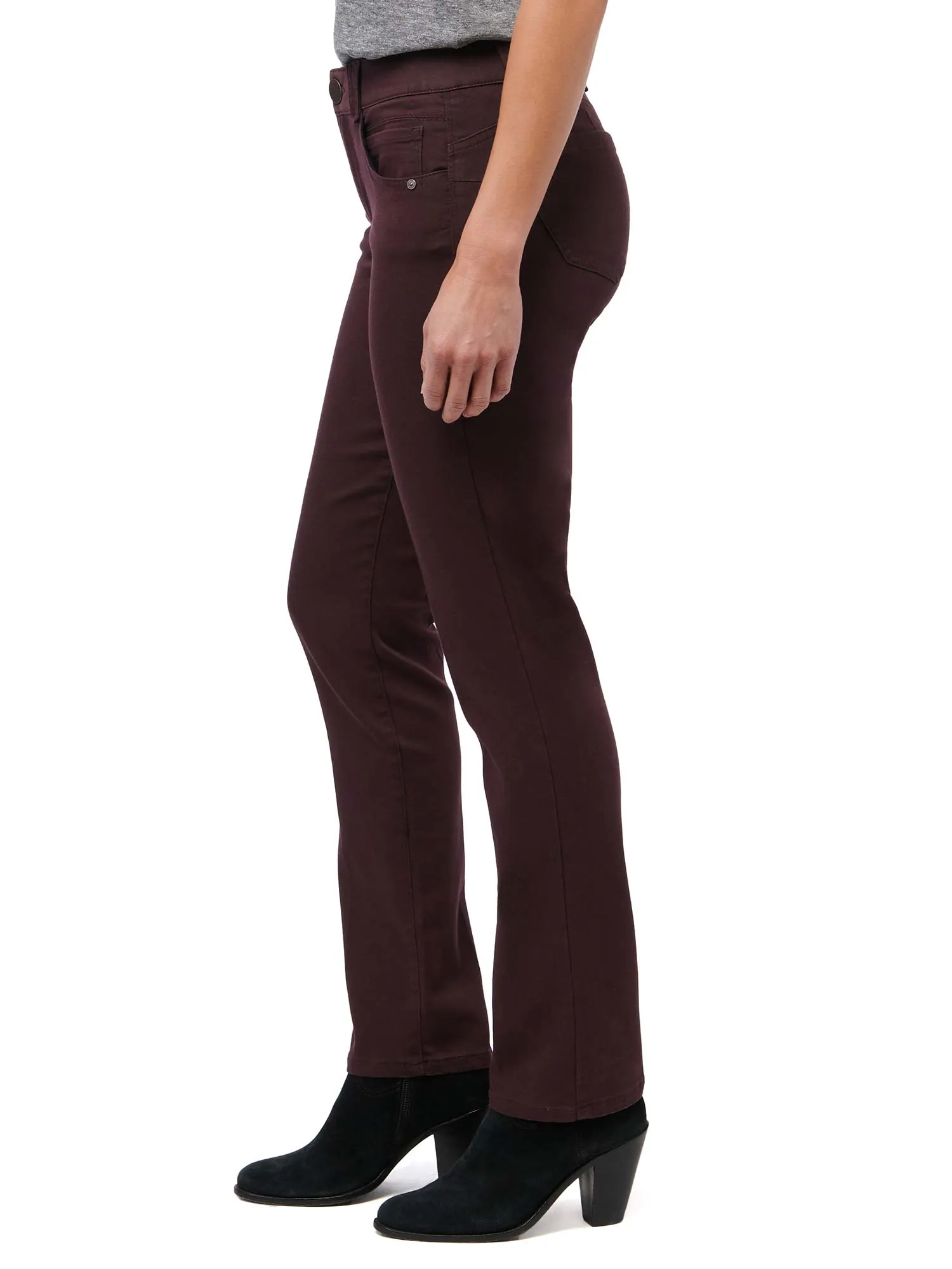 "Ab"solution® Straight Leg Petite Colored Jeans
