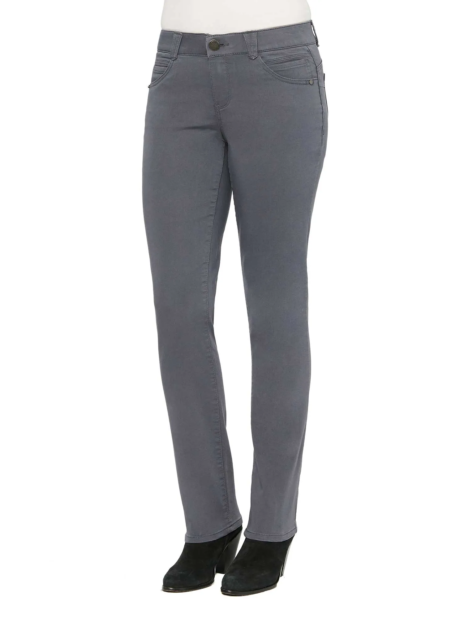 "Ab"solution® Straight Leg Petite Colored Jeans