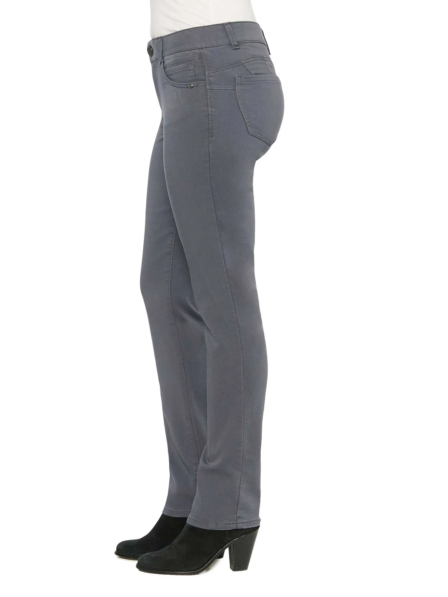 "Ab"solution® Straight Leg Petite Colored Jeans