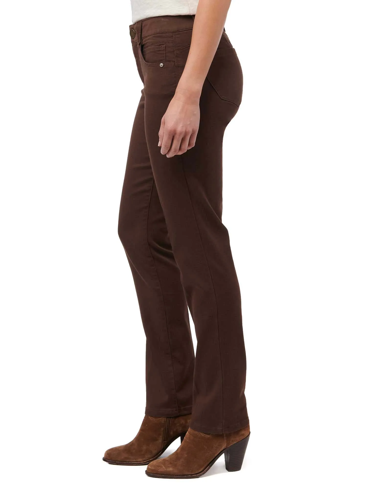 "Ab"solution® Straight Leg Petite Colored Jeans