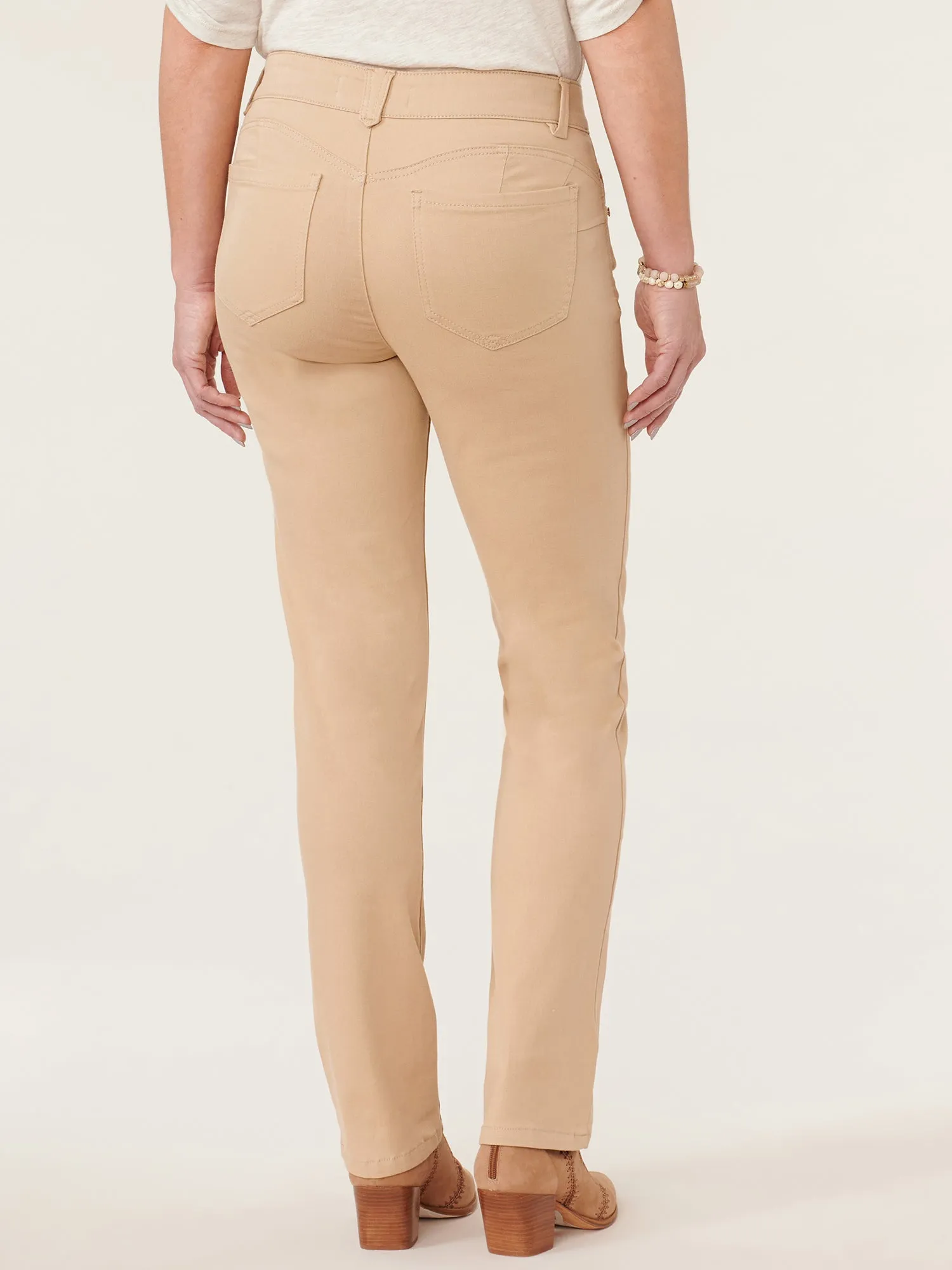 "Ab"solution® Straight Leg Petite Colored Jeans