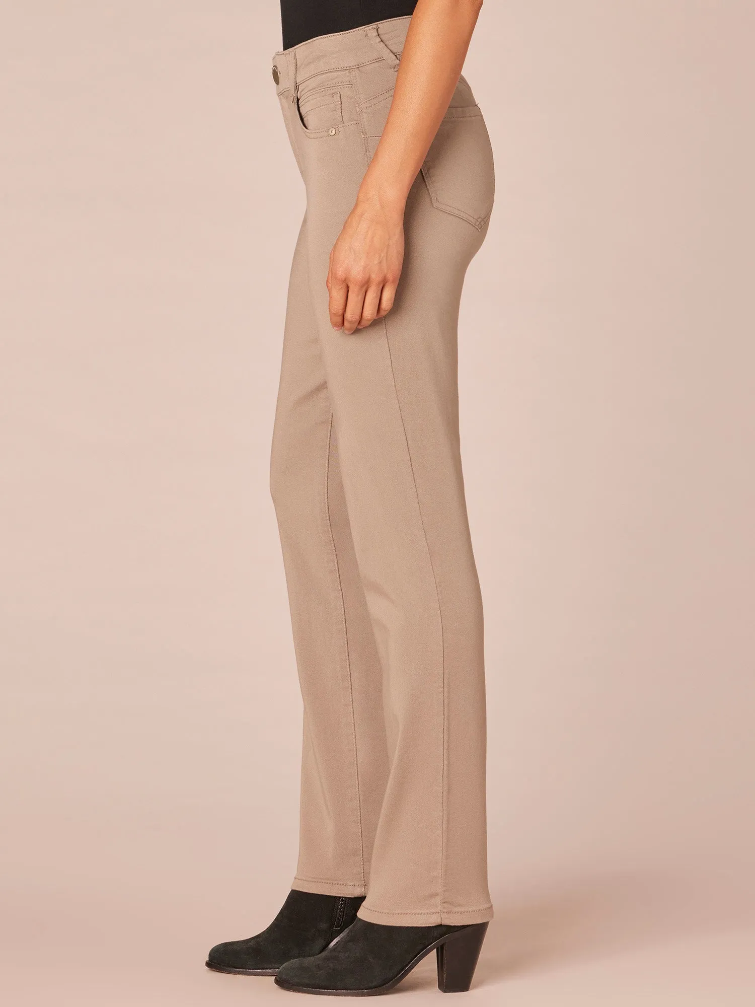 "Ab"solution® Straight Leg Petite Colored Jeans