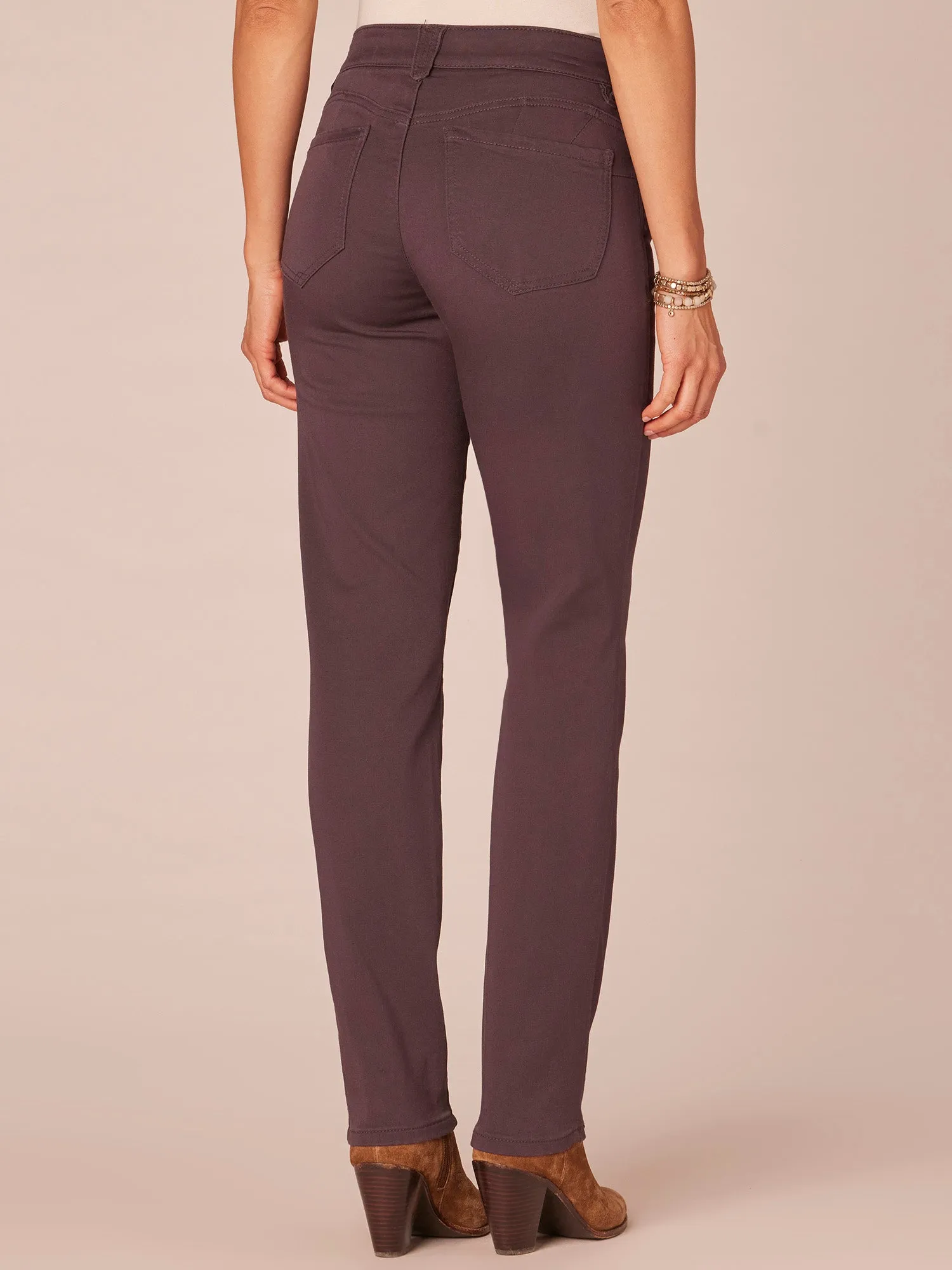 "Ab"solution® Straight Leg Petite Colored Jeans