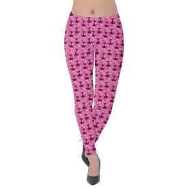 Retro Love Cats Velvet Leggings
