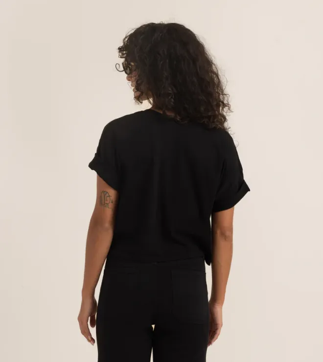 ROARK - Ciao Bandito Cropped Boxy Premium Tee - Black
