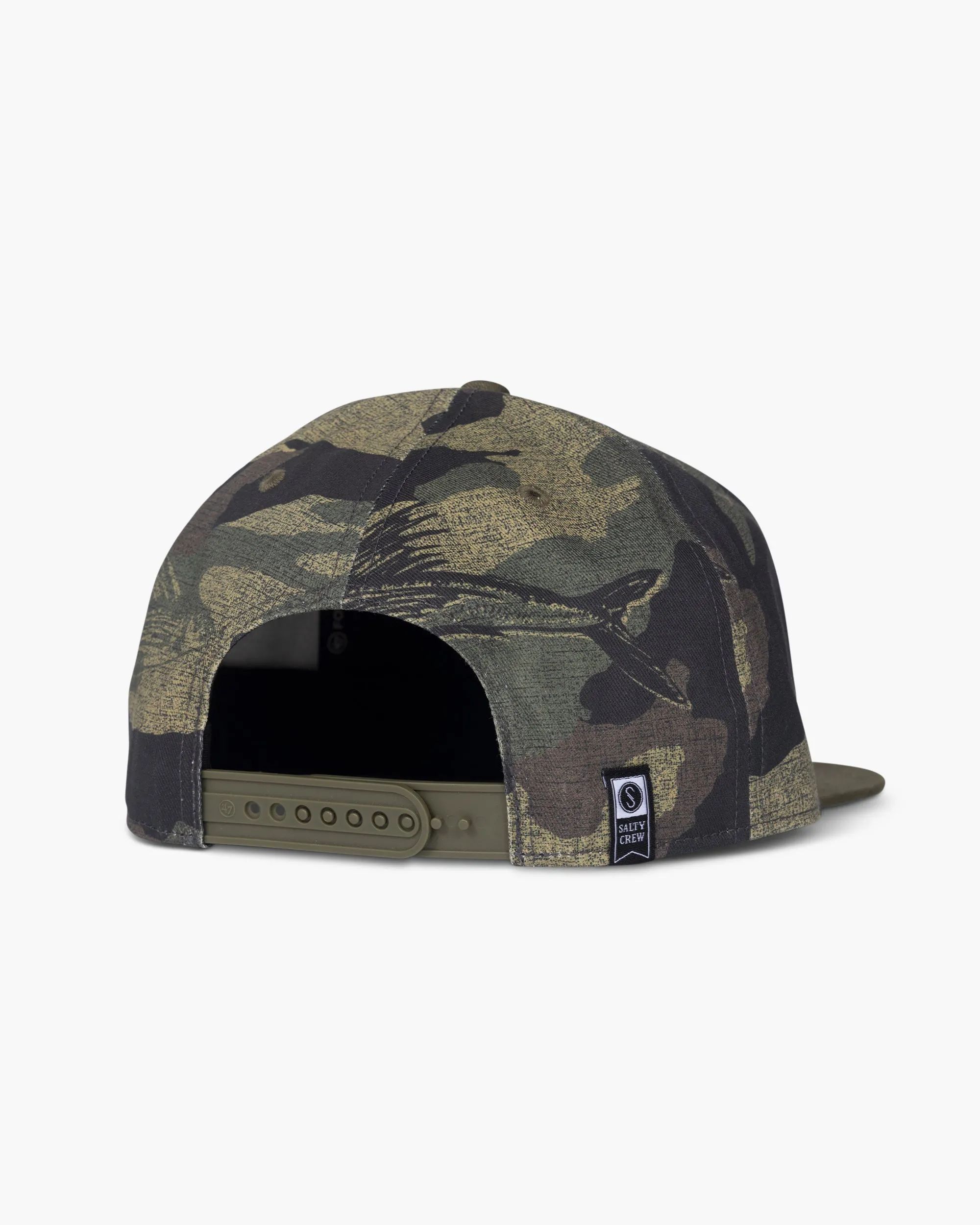 Salty Crew x Padres x 47 Camo Unstructured Snapback