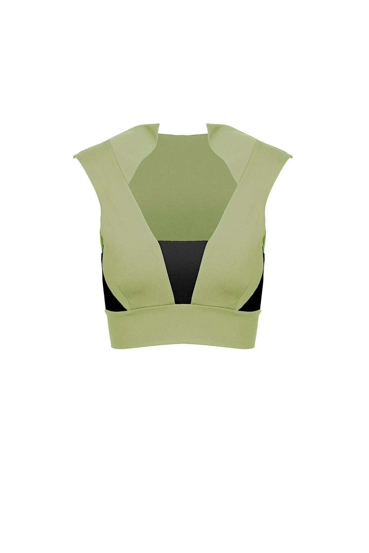 Sidney Top Juta Green / Black (TIS)
