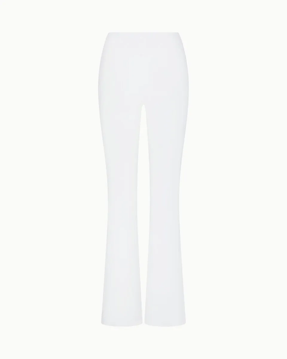 Soft Stretch Low Rise Pant | Pearl White