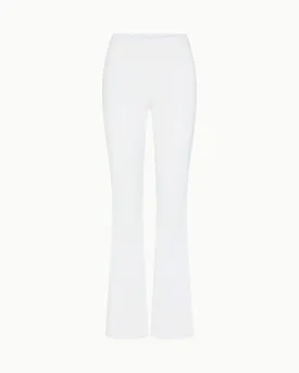 Soft Stretch Low Rise Pant | Pearl White