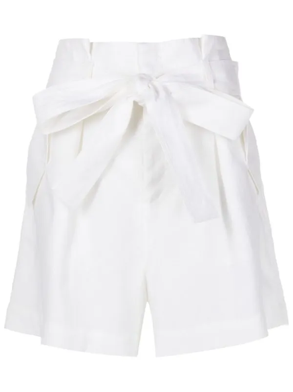 Solid Shorts With Sash