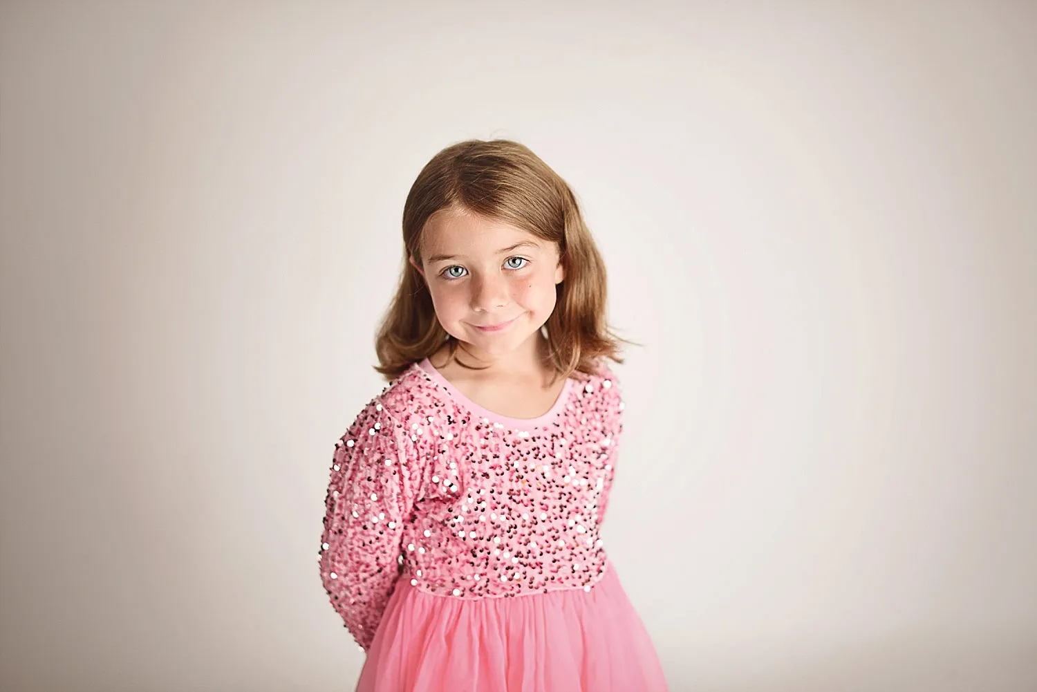 SPARKLE PINK DRESS