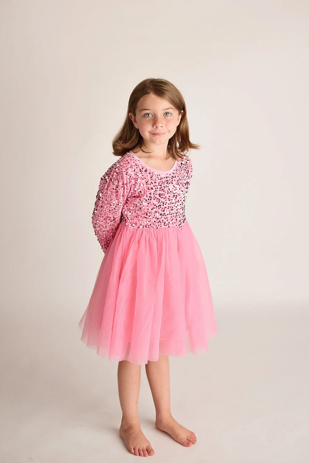 SPARKLE PINK DRESS