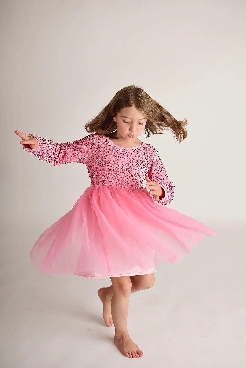 SPARKLE PINK DRESS