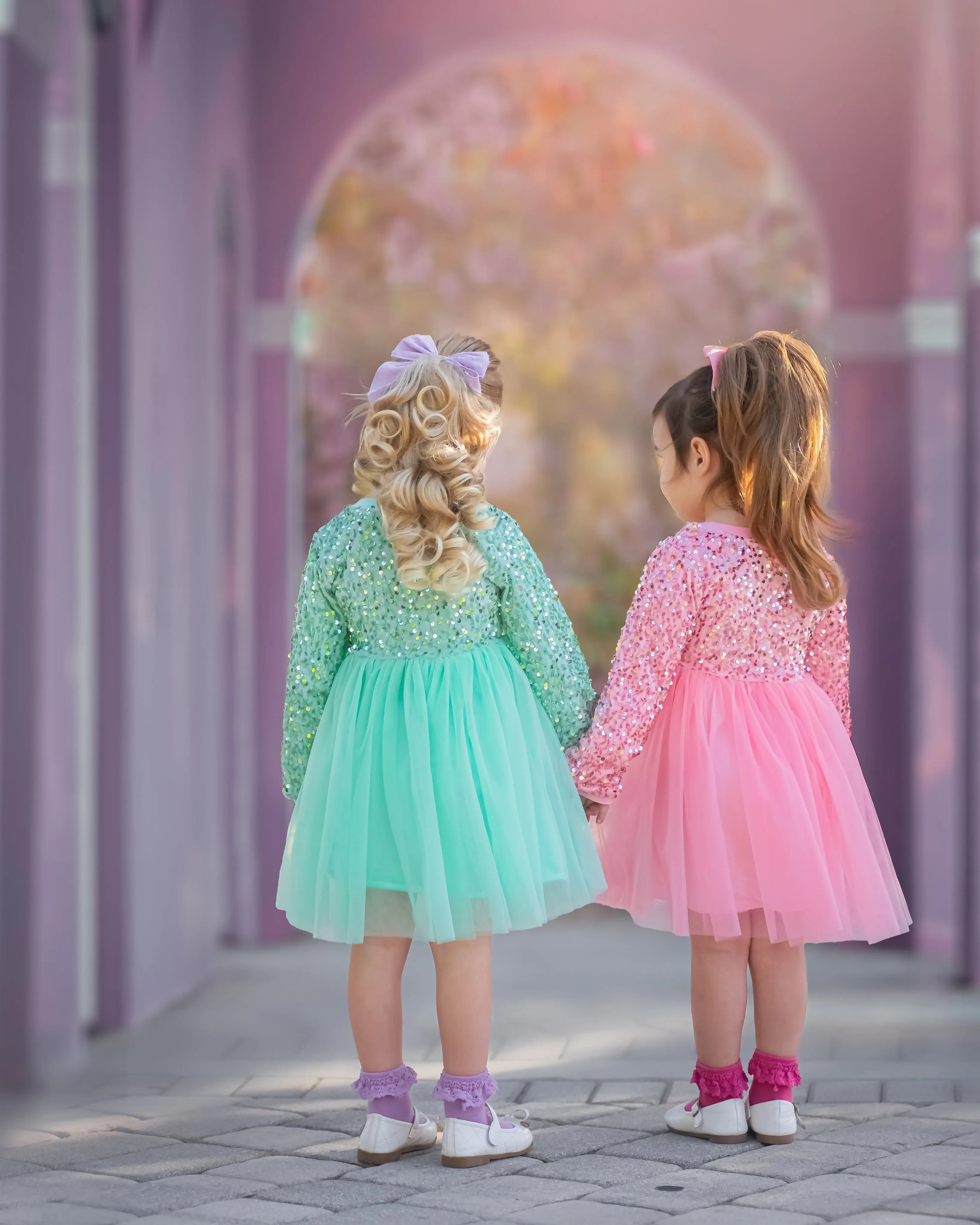SPARKLE PINK DRESS