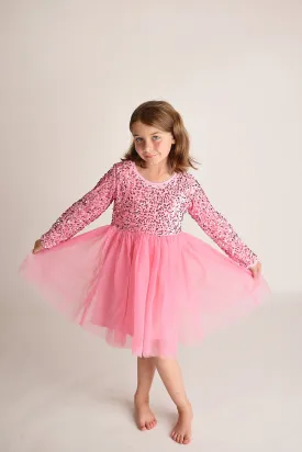 SPARKLE PINK DRESS