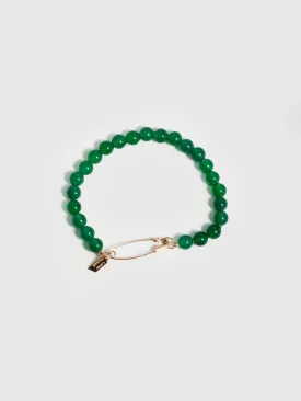 Stone Safety Pin Bracelet