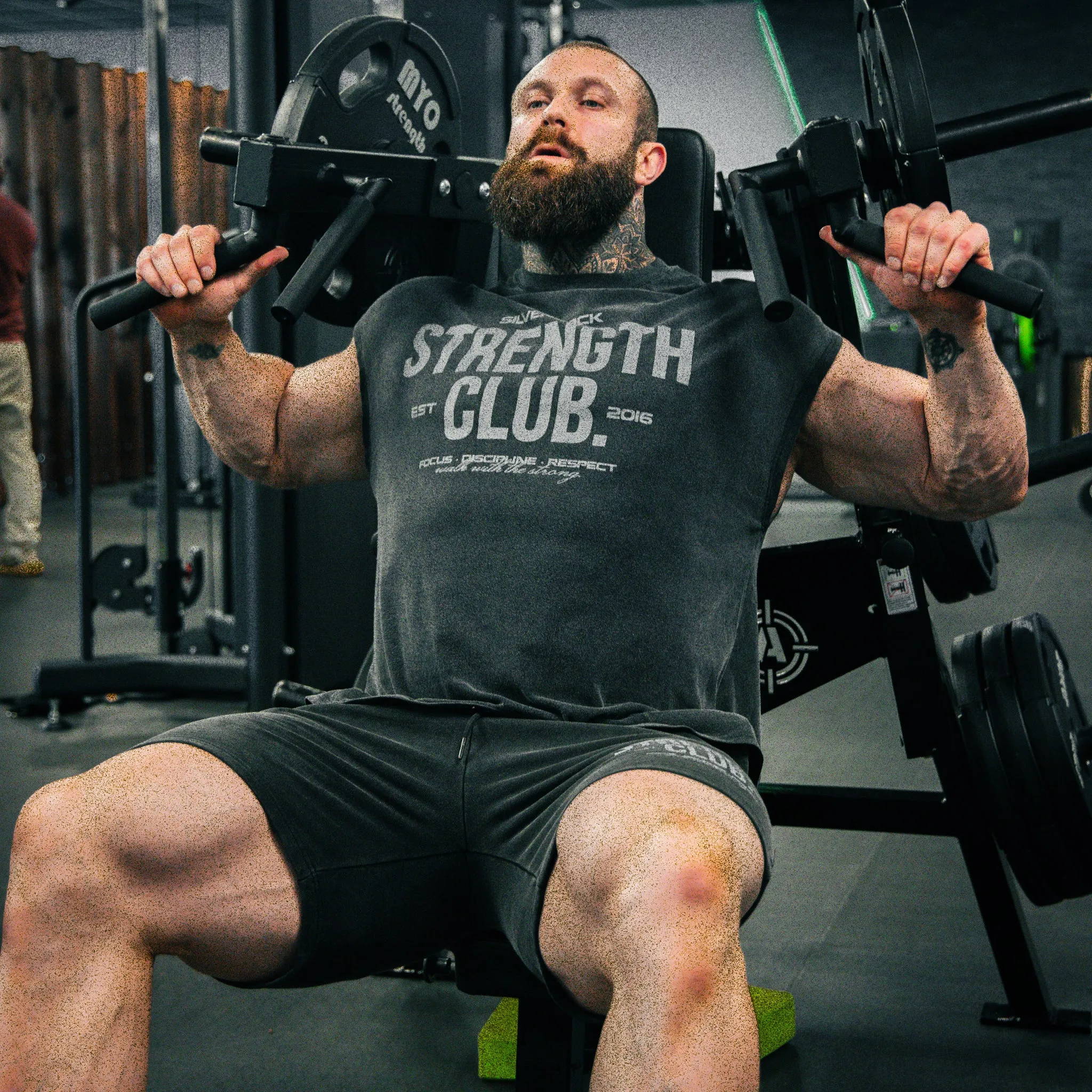 Acid Washed High-Performance Shorts from Strength Club